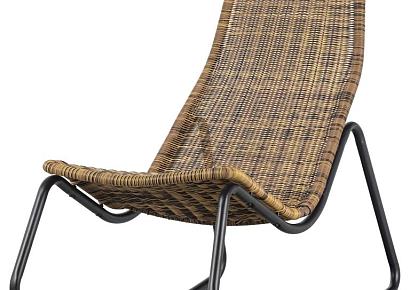 Tom tuin schommelstoel naturel