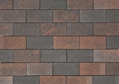 BKK 21x10,5x8cm bruin zwart 45st/m²