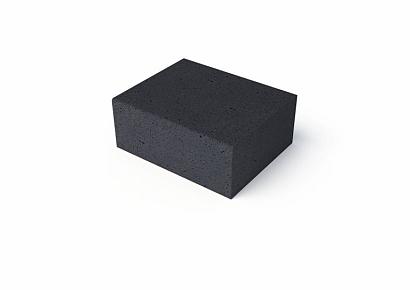 Oud Hollandse halve traptrede 50x40x20cm carbon