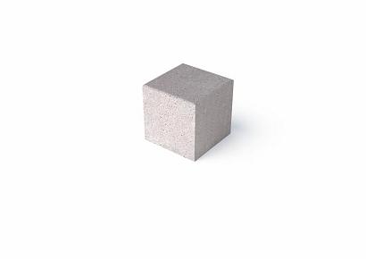 Oud Hollands zitelement 50x50x50cm vierkant grijs