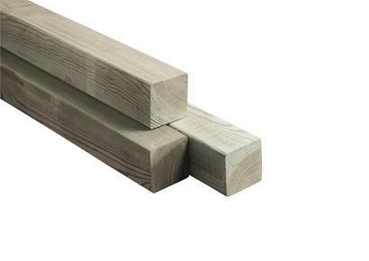 Paal 7x7x300cm geschaafd groen