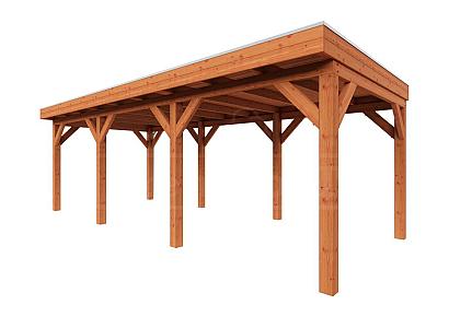 Buitenverblijf Refter XL 735x340x260cm (bxdxh)