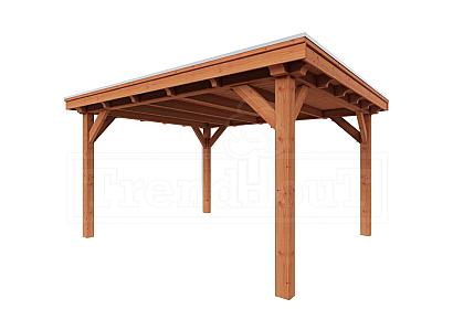 Buitenverblijf Siena 415x415x250cm (bxdxh)
