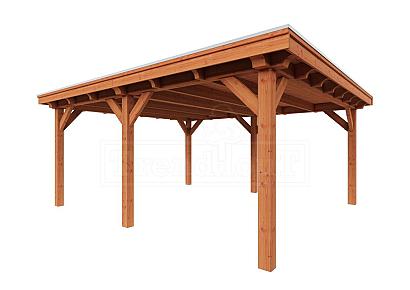 Buitenverblijf Toscane 545x545x260cm (bxdxh)