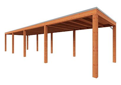 Buitenverblijf Palermo 1180x310x245cm (bxdxh)