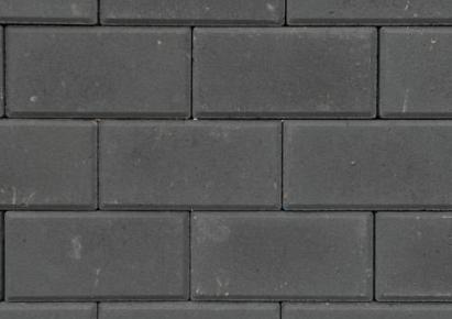 BSS halve 10,5x10,5x8cm zwart met deklaag 88st/m²