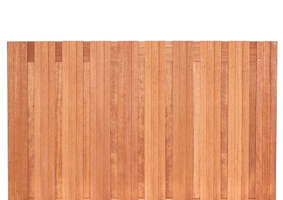 Tuinscherm Dronten 130x180cm recht hardhout 21pl