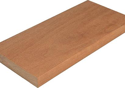 Afri-kulu 2,5x14,5x155cm terrasplank glad/geschaafd
