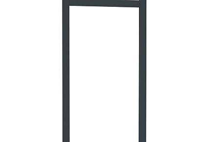 Boston alu vulbaar poortframe 120x183cm RAL7016