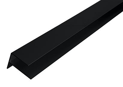 WEO35-60 alu F-profiel Ebony Black 6,5x8x300cm
