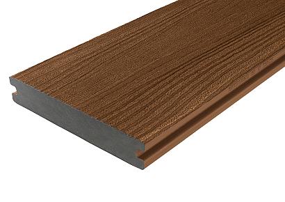 WPC 2,3x13,8x400cm Fiberdeck Harmony Indian Summer massief