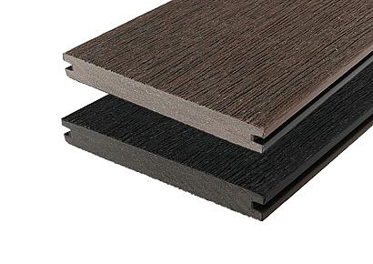 WPC 2,3x21x300cm Fiberdeck Vintage Graphite/Wenge massief