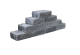 Tumbelwall getr. 30x20x10cm mount everest