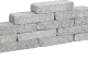 Graniwall grey rockface 40x16x8cm