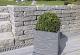 Graniwall grey rockface 40x16x8cm