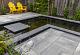 Vijverrand hoek blue moon honed linea 50/50x30x3cm