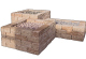 Combiwall splitton uno 30x15x12cm sierra nevada  laag a 24st