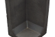 Hoek L-element zwart 40x40x40cm