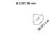 Mini sway light head black