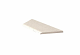 Oud Hollandse zwembadrand links 100/60x40x5cm creme