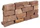 Stapelblok Weser rood 10-25cm