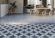 Blue label dark Decor 100x100x2cm