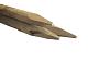 Kastanje geschilde paal 180x6/8cm