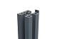 Boston alu H paal 7,5x7,5x190cm incl. alu afwerkingsprofiel 0,4x2,4x190cm RAL7016