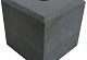 Betonpoer antraciet glad TH-07 22x22x20cm met doorlopend gat 4cm