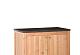 Buitenkeuken dubbel 90 Excellent 90x109x56cm (hxbxd) met schap en deuren onbehandeld