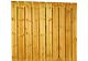 Grenen geschaafd plankenscherm 21-planks 180x180cm verticaal recht groen geïmpregneerd