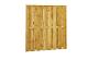 Grenen geschaafd plankenscherm 18-planks 179x179cm recht groen geïmpregneerd
