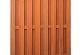 Hardhouten geschaafd plankenscherm 18-planks recht verticaal/horizontaal 180x180cm