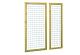 Grenen betonijzertrellis met maas 7,5x7,5cm, in raamwerk 4,4x6,8cm 60x180cm groen geïmpregneerd
