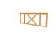 Hekwerk met kruis douglas type A 178,5x73cm onbehandeld