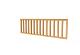 Hekwerk recht douglas type B 228,5x73cm onbehandeld