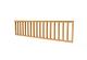 Hekwerk recht douglas type C 278,5x73cm onbehandeld