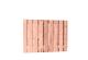 Douglas fijnbezaagd plankenscherm 19-planks 130x180cm t.b.v. betonsysteem onbehandeld