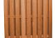 Hardhouten geschaafd plankenscherm 20-planks recht verticaal 180x180cm