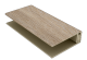 Durasid tweedelig bedrukt kunststof randprofiel foresta barnwood grey 300cm