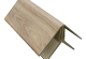 Durasid tweedelig bedrukt kunststof binnen -buitenhoek foresta barnwood grey 300cm