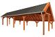 Kapschuur de Hoeve XL 1217x440x375cm (bxdxh)