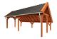 Kapschuur de Hoeve XL 770x440x375cm (bxdxh)