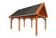 Buitenverblijf Zadeldak XL 585x440x425cm (bxdxh)