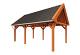 Buitenverblijf Zadeldak XL 650x440x425cm (bxdxh)