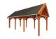 Buitenverblijf Zadeldak XL 765x440x425cm (bxdxh)