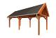 Buitenverblijf Zadeldak XL 770x380x395cm (bxdxh)