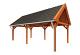Buitenverblijf Zadeldak XL 770x440x425cm (bxdxh)