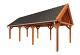 Buitenverblijf Zadeldak XL 990x440x425cm (bxdxh)