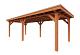 Buitenverblijf Florence 780x360x260cm (bxdxh)